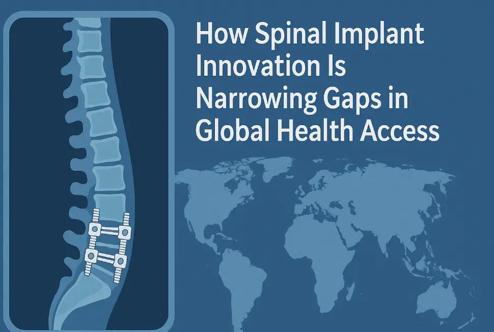 How Spinal Implant Innovation Is Narrowing Gaps in Global Health Access